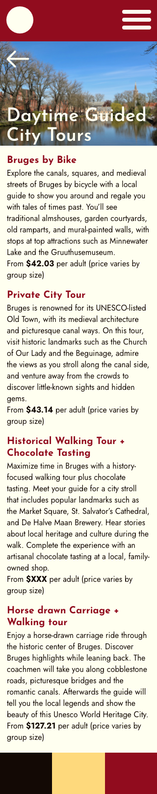 daytime guided city tours