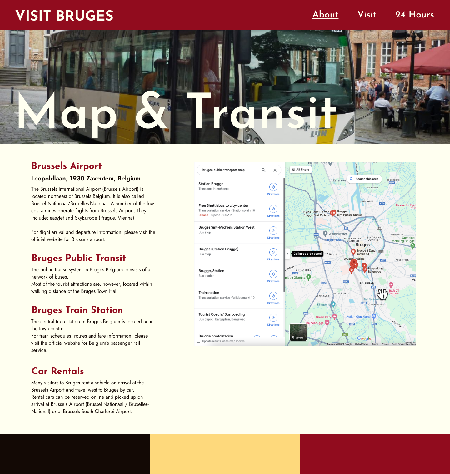 map & transit